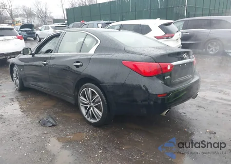 2014 Infiniti Q50 Premium from USA, damaged, VIN JN1BV7AR4EM682111